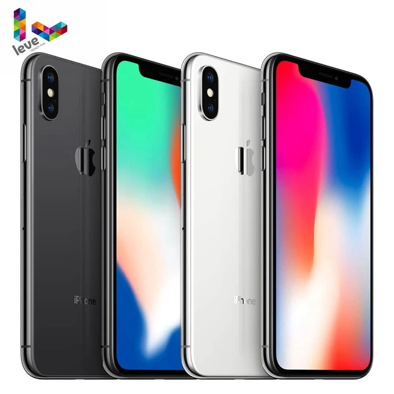 Apple iPhone X Face ID 64 Гб/256 ГБ rom 3 Гб ram Hexa Core 5,8 дюймов iOS A11 12MP двойная задняя камера 4G LTE разблокированные мобильные телефоны