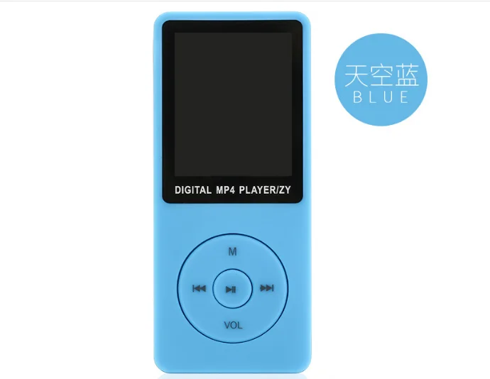 Blue Завод Горячая настроить MP4 FM bluetooth MP4 плеер FM bluetooth цифровой Mp4 плеер - Цвет: Blue