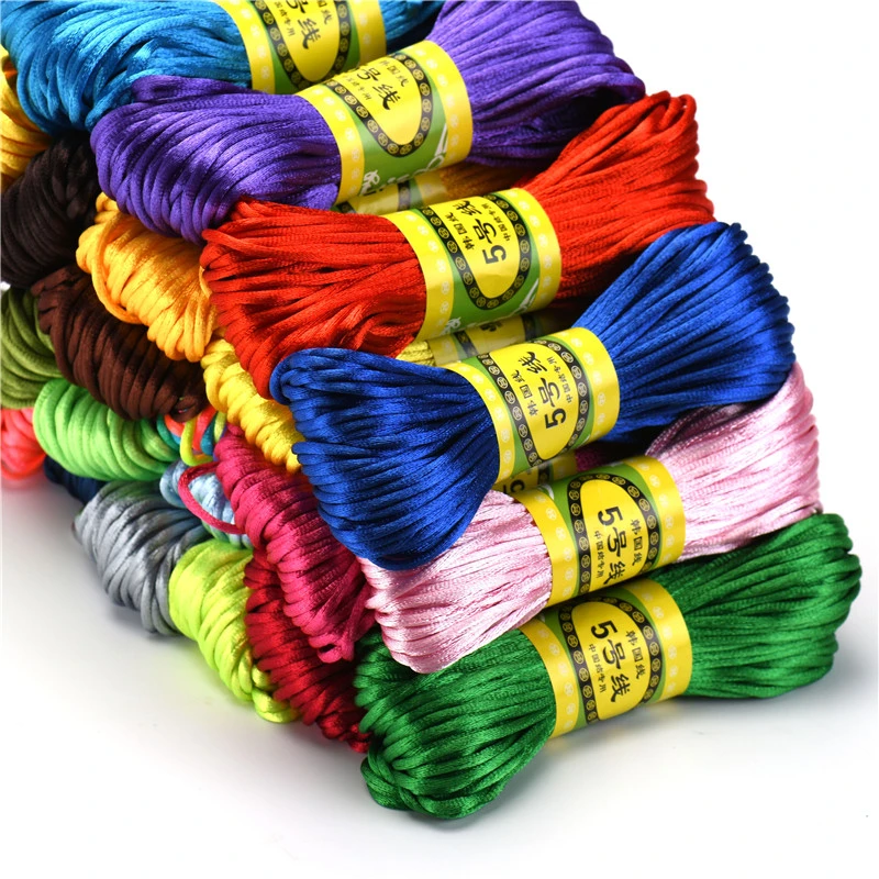 2.5mm*10m Beading Cords Beading Thread String Chinese Knot Braided Cord Macrame
