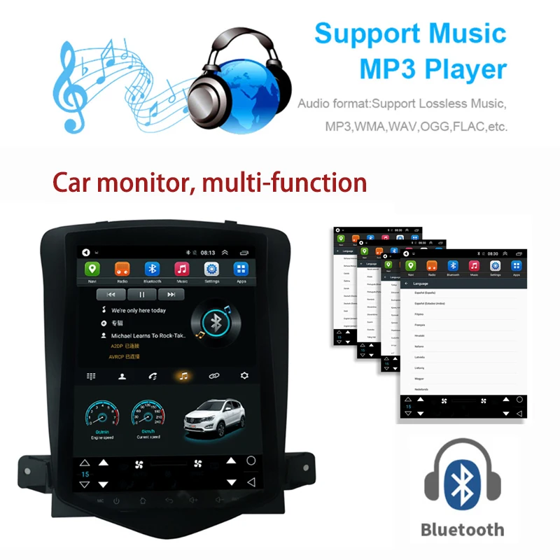 Многофункциональная автомагнитола мультимедийный проигрыватель Chevrolet с GPS