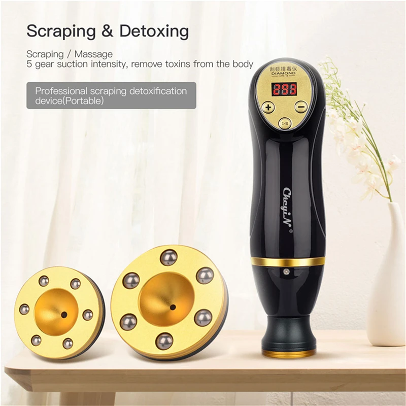 

Body GuaSha Scraping Massager Cupping Acupuncture Massage Device Vacuum Suction Scrape Therapy Machine Relaxation Health Care 46