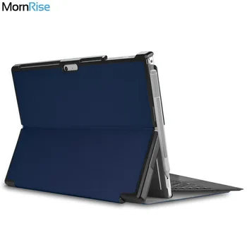 

For Microsoft Surface pro 6 Case Luxury Magnetic Smart Cover For Surface pro 7 / 5 / 4 Leather Cases Tablet Stand Trifold Fundas