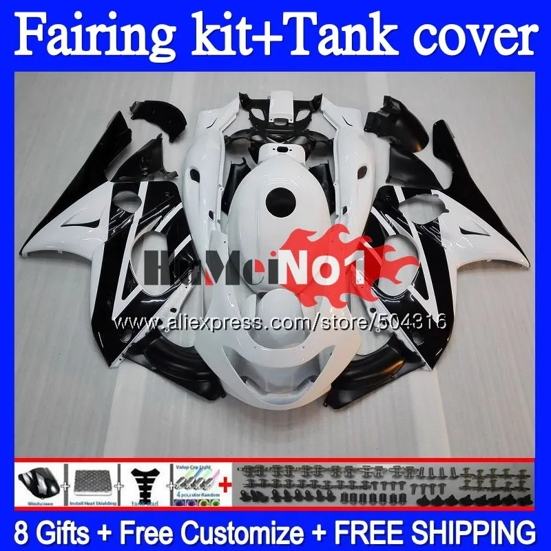 Thundercat для YAMAHA YZF-600R YZF 600R 38MC. 5 YZF600R 1996 1997 1998 1999 2000 2001 96 97 98 99 00 01 02 обтекатель черый белый