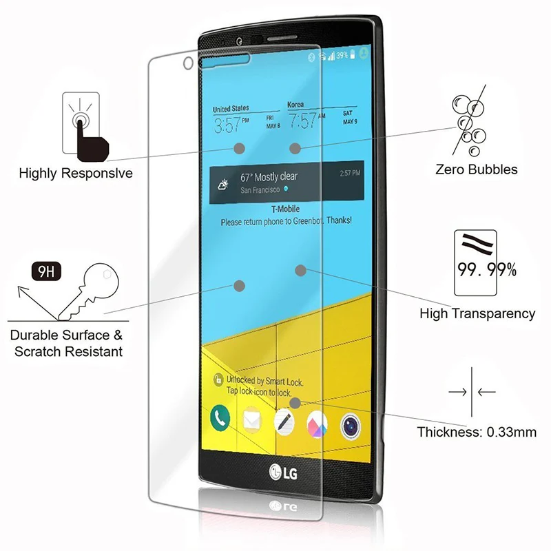 

Screen Protector For LG K3 K4 K5 K7 K8 K10 2016 2017 Tempered Glass on LG K10 Pro Stylus 3 Stylo 3 X Power 2 Screen Glass Film