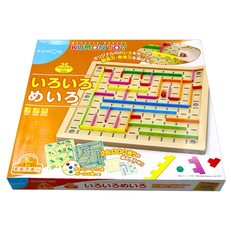 

Imported from Japan KUMON Toy Maze Assembled Toys Kumon Education Wood Building Blocks Children'S Educational Toy
