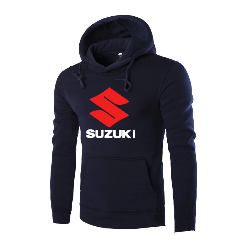 Толстовка с капюшоном для мужчин, автомобиль Suzuki, принт логотипа, Толстовка весна-осень, модная мужская толстовка с капюшоном в стиле хип-хоп harajuku, Повседневная Толстовка из флиса, спортивный костюм