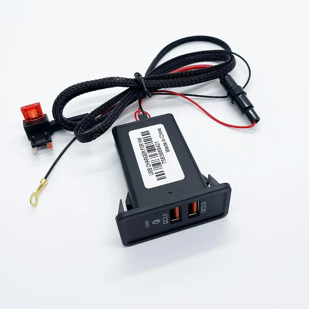 Зарядное устройство CHELINK с двумя USB портами и поддержкой быстрой зарядки 12 24
