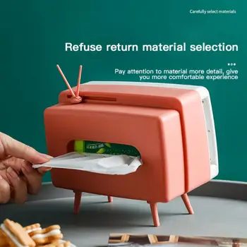 

WC Tissue Box Creative Toilet Roll TV Shape Paper Holder Box Bathroom Tools Home Decor Paper Napkins Kitchen Organizer Cocina
