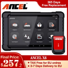 Ancel X6 OBD2 Scanner Bluetooth-compatible ABS Airbag Oil EPB DPF Reset OBD 2 Automotive Scanner Code Reader Car Diagnostic Tool
