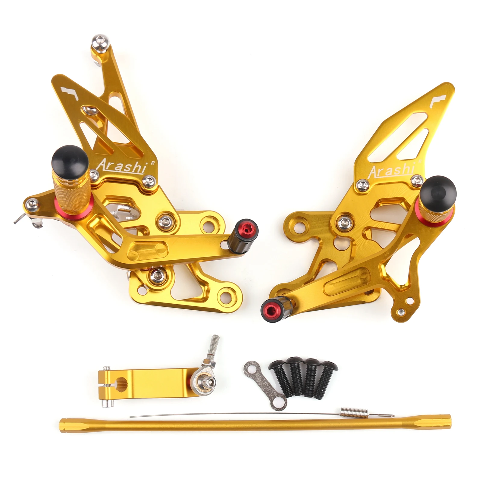 Areyourshop для Yamaha FZ1 2006- FZ8 2010-2013 Регулируемый CNC Rider задний Набор подставка для ног задняя подставка колышки двигателя