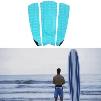 

3Pcs Surf Surfboard Tail Pad EVA Traction Non-Slip Pad Surfing Accessories Kite Surfboard Deck Pad For Surfing Skimboarding