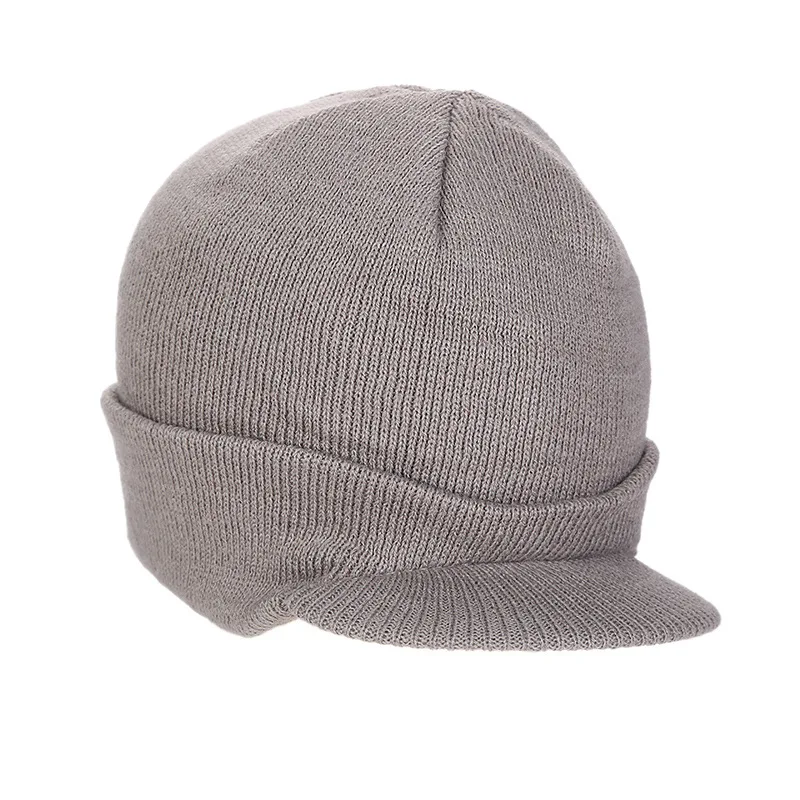Зимняя Теплая Вязаная Шерстяная Лыжная шапка для женщин Skullies Beanies для мужчин взрослых хип-хоп шапка 11 цветов