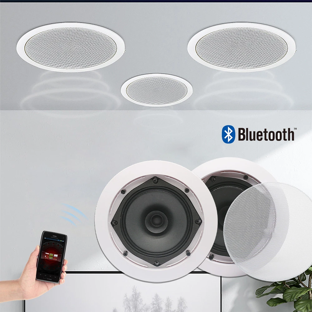 stroomkring glans Toezicht houden Bluetooth Plafond Luidspreker Wall Mount 30W 5 Inch Met Ingebouwde Klasse D  Versterker En Line In voor Smart Home Theater Audio Systeem| | - AliExpress