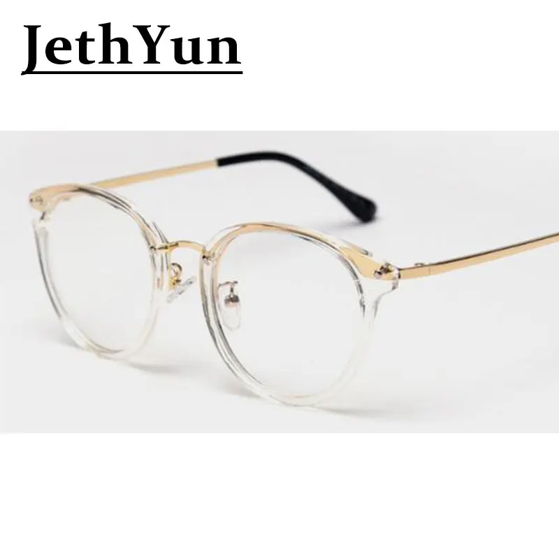 

fashion Spectacle frame Round Glasses clear lens 2019 Women brand Eyewear optical frames myopia nerd eyeglasses frame