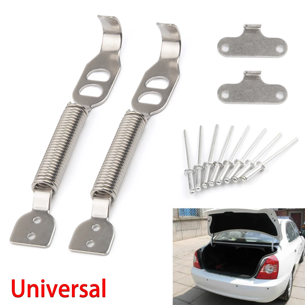 

2PCS Anto Car Racing Universal Multipurpose Boot Bonnet Alloy Clips Security Tunning Hood Lock Panel Spring Pin Kit Steel
