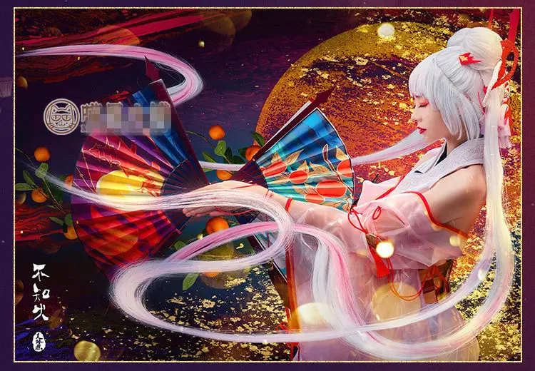 Игра Onmyoji SSR Shiranui нет пробуждения кимоно униформа для косплея F