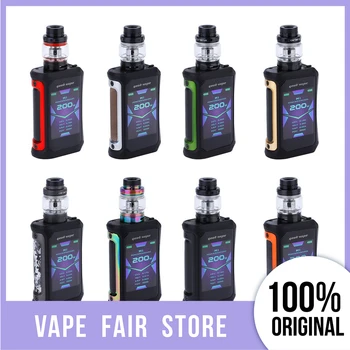 

Original GeekVape Aegis X Kit 200W Box Mod with Cerberus Subohm Tank 5.5ml/2ml Electronic Cigarette Vape Kit vs Aegis solo/ Gen