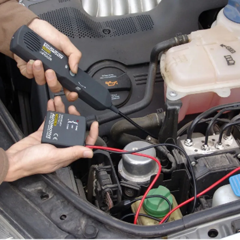 OBD2 EM415proAutomotive короткие и открытые цепи Finder тестовый er кабель трассировщик проводки для tone line test leads All-Sun EM415pro