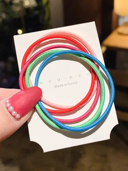 

South Korea Hair Band Hair Band Headdress Hairtie Rubber Band Women's Tie Head Simple Ultra-stretch Durable Online Celebrity INS