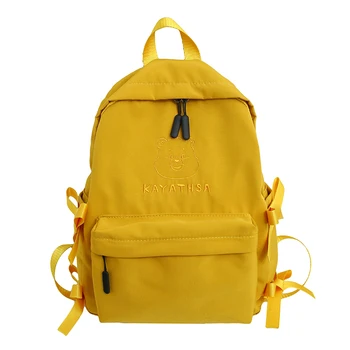 

embroidered bear cute backpack women school bags for teenage girls backpacks for school teenagers girls mochila escolar bookbag