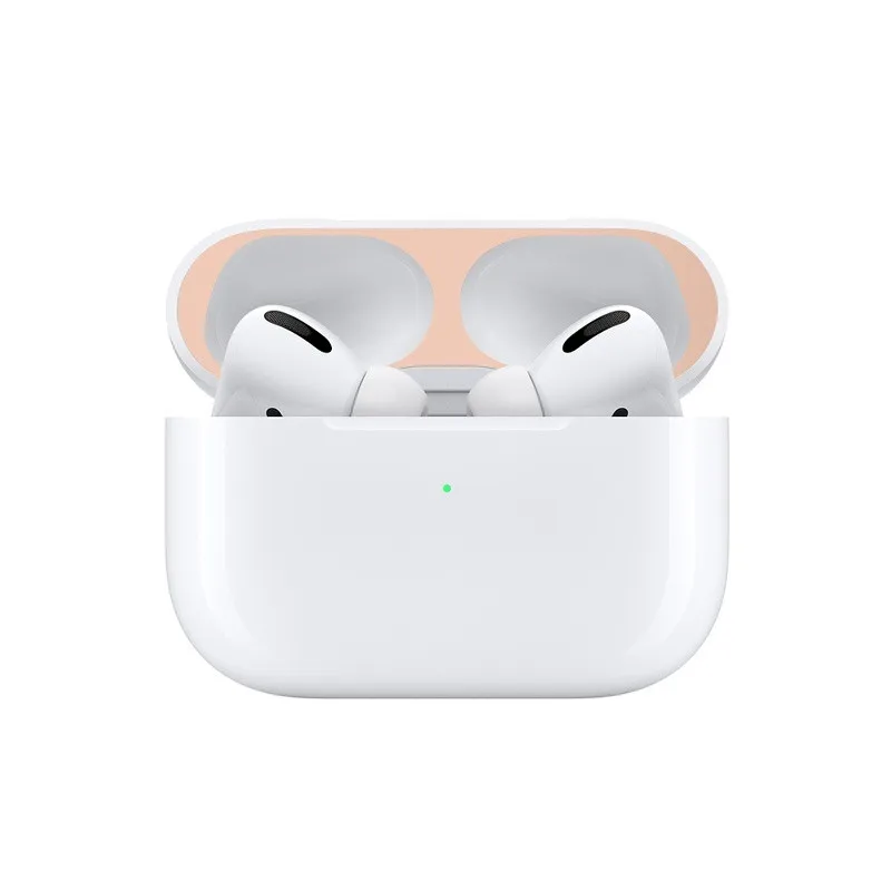 Металлическая защита от пыли для Airpods pro Stiker Внутренняя крышка для Air pods pro eirpods pro Earpods Airpods Stiker пленка