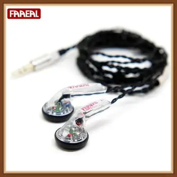 

FAAEAL Snow-lotus 1.0 HiFi Earphone 64 Ohm DIY Earbuds Nice Female Vocal Music Earphones DJ Earphones DIY MX500