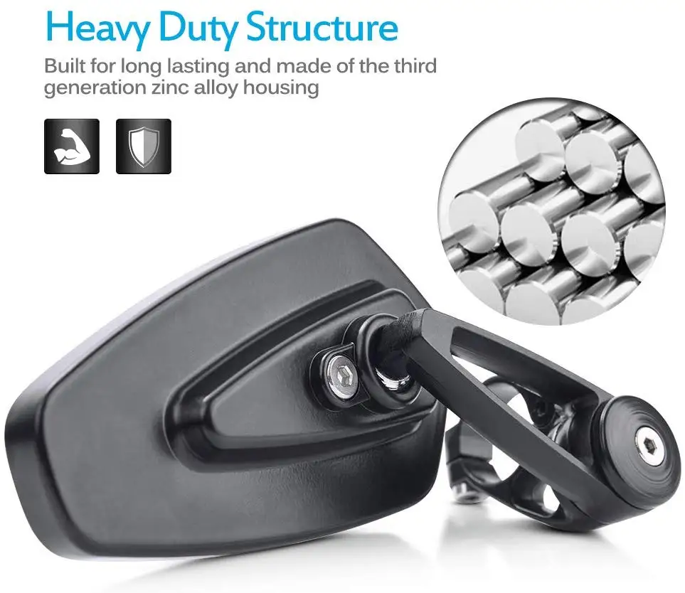 1 pair Motorcycle Aluminum 7/8\