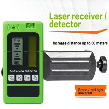 

Level Receiver Detector Leveling Vertical Horizontal Lines Pulse Receiver for Red Green Beam ALI88