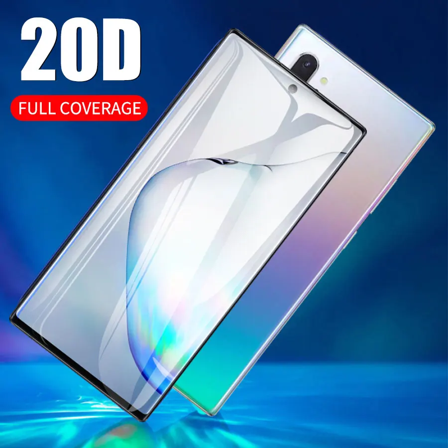 20D стекло для samsung Note10 Plus закаленное стекло для samsung Galaxy Note 10 Plus 8 9 S10 E S9 S8 Plus Tremp glass es пленка