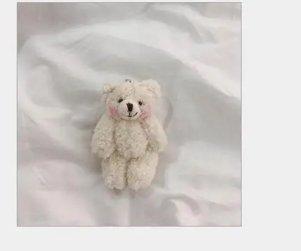 귀여운 인형 인형 홍당무 공동 곰 인형 가방 펜던트 액세서리 키 체인