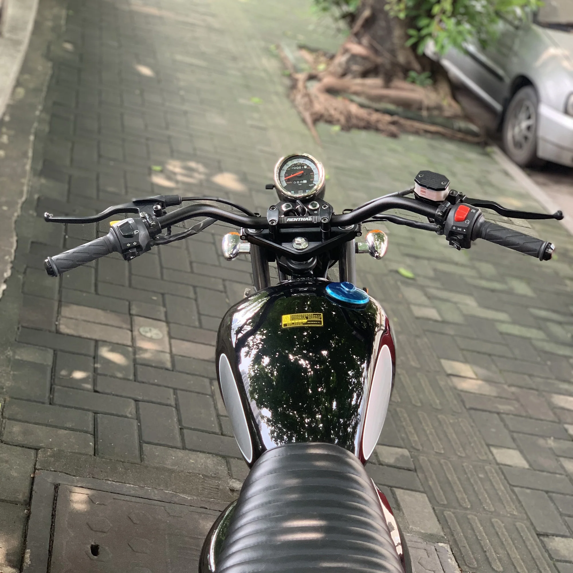 Ż ڵٿ  ڵ , 22mm CNC ˷̴ ձ Ƽ , Ʈ  ũ CB500X FZ6 FZ1 R1 ڵ 
