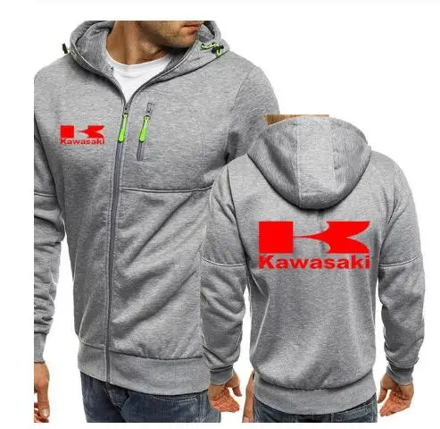 Для Kawasaki Moto мужские повседневные толстые теплые толстовки зимнее пальто куртка для верховой езды повседневные толстовки для мотогонок - Цвет: 5