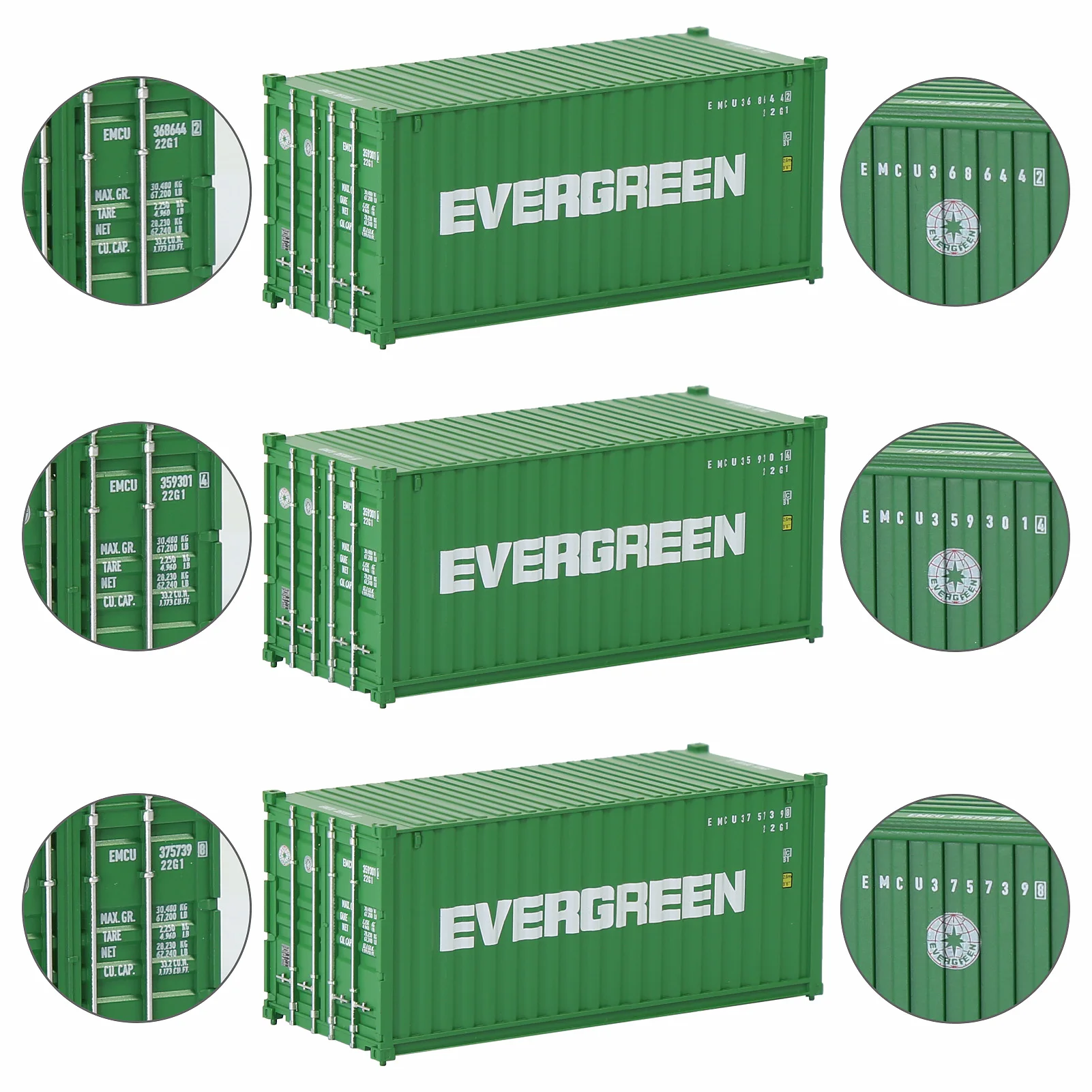 3pcs EVERGREEN