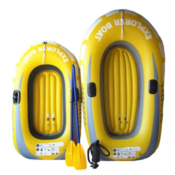 

2 Person 150/188cm Inflatable Kayak PVC Outdoor Water Inflatable Boat Dinghy Fishing Rowing Boat for Drifting Surfing Sailing
