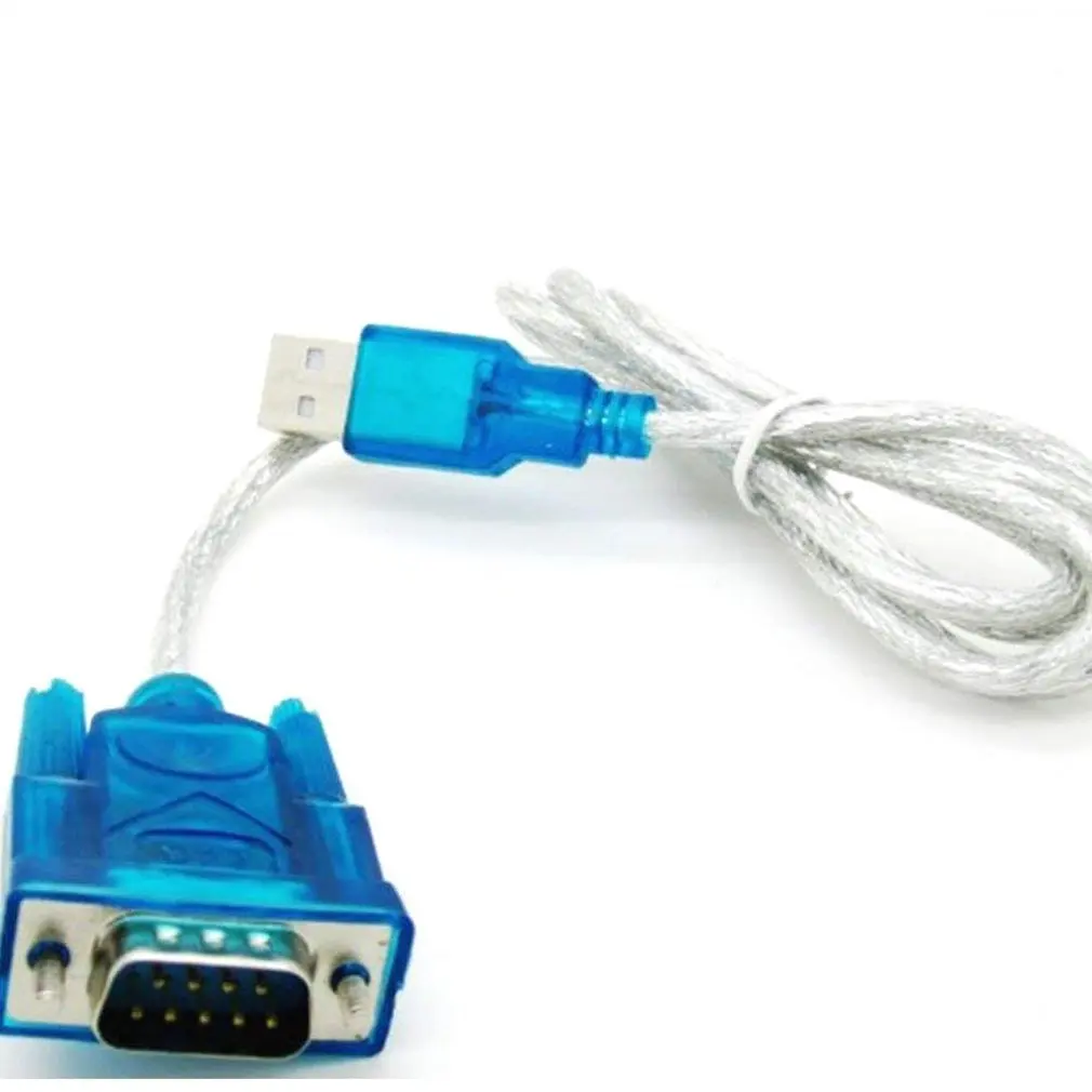 HL-340 USB to Serial Cable Without Crystal USB to RS232 Serial Port 9 Pin DB9 Cable Serial COM Port Adapter Convertor Blue