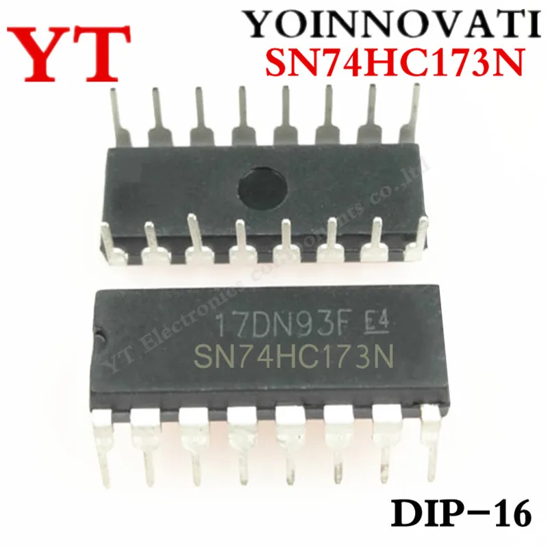 10 шт./лот SN74HC173N SN74HC173 74HC173 DIP 16.|Интегральные схемы| |