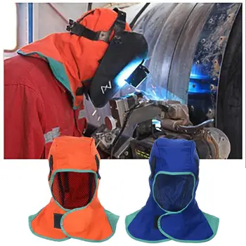 

Flame Retardant Cotton Cloth Welding Hood Welding Caps Flame Retardant Helmet Hat Welding Neck Protection Welder Safety Cover
