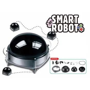 

DIY Electric Walking Smart Robot Ball Building Model Educational Children Toy New Round ball design robot needs DIY assembling