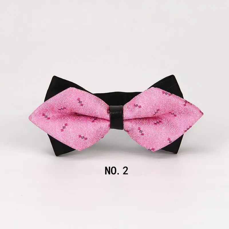 Модный галстук-бабочка, мужской галстук для мальчика, Модный деловой Свадебный галстук-бабочка, мужская рубашка, краватте, подарок для мужчины, SA-8 - Цвет: NO.2