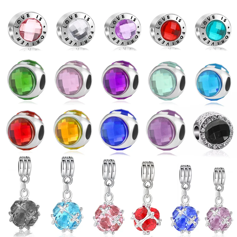 Специальное предложение бусины шармы в стиле панк 2 шт./лот подходят для