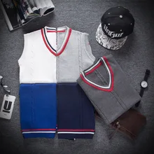 Поставка товаров агенты по закупке мужской шерстяной жилет с v-образным вырезом мужской вязаный свитер шерстяной свитер жилет большой размер