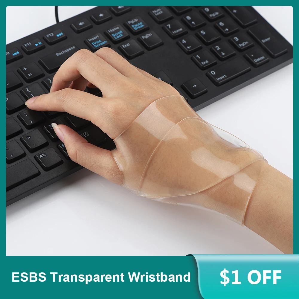 Esbs Transparent Wristband Silicone Wrist Bands For Men Women Hand