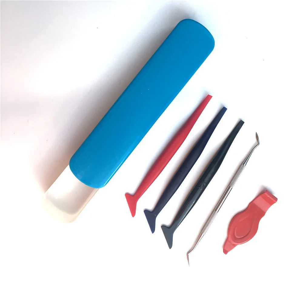 5 шт. автомобильная виниловая плёнка из углеродного волокна|Скребок| |