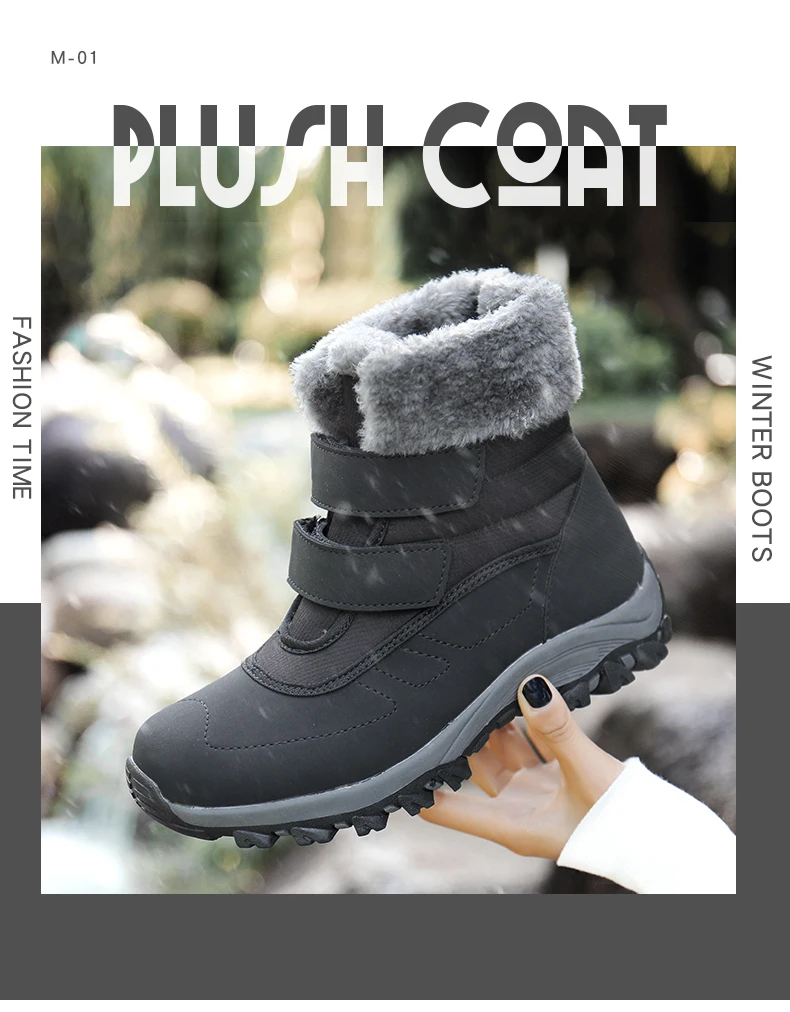 WWKK/Новинка года; женские ботинки; зимняя обувь на платформе; толстые плюшевые Нескользящие водонепроницаемые теплые зимние сапоги для женщин; botas mujer