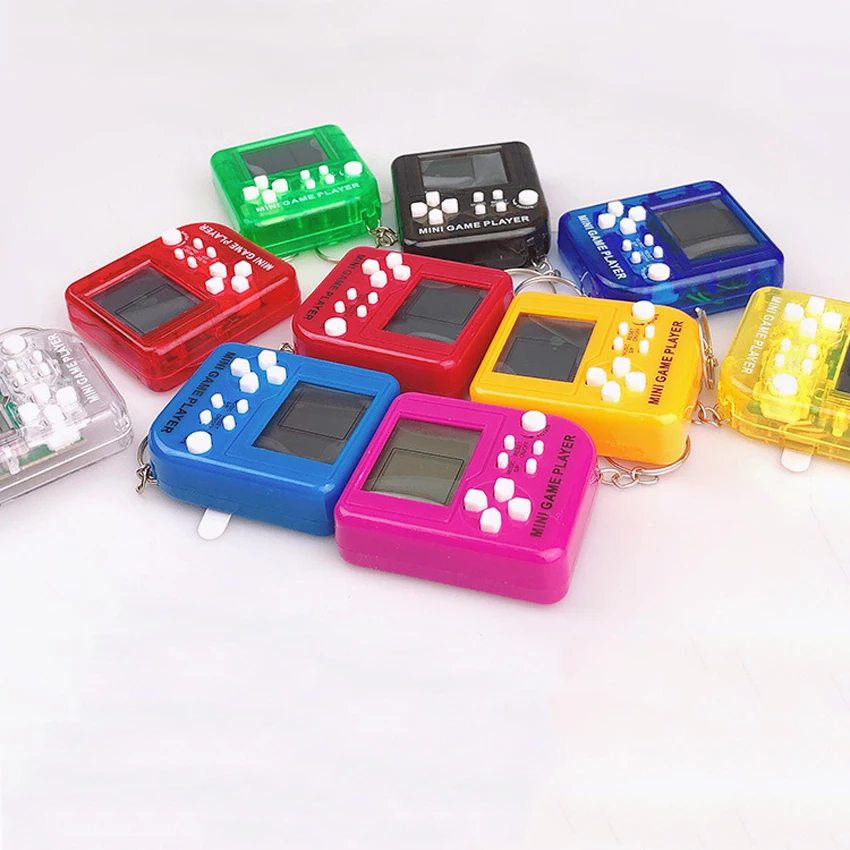 Mini Console Game Machine Children's Handheld Nostalgic Portable Mini  Game Console With Keychain Video Game Kids Gift