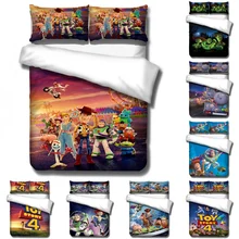 Disney Toy Story Шериф Вуди Базз Лайтер постельных принадлежностей одеяло пододеяльники Наволочка Дети Мальчики украшения спальни