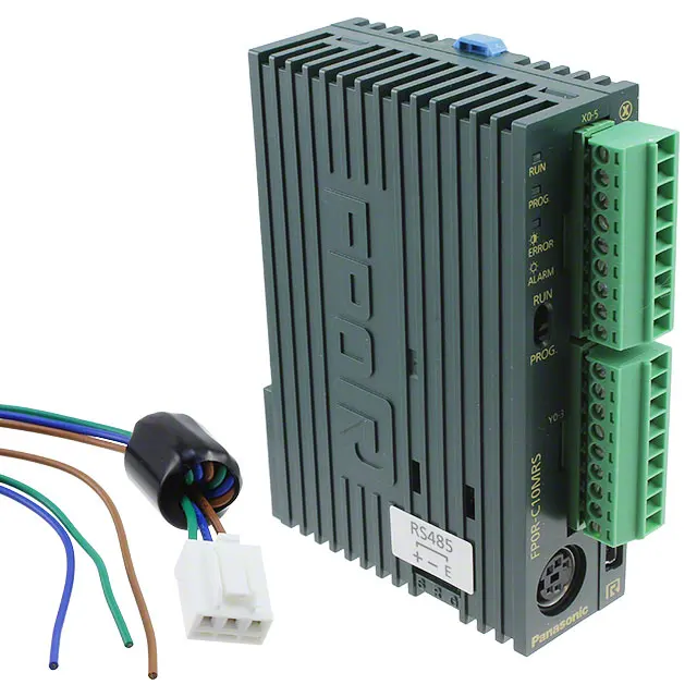 

Controller AFP0RC10MRS FP0R-C10MRS CPU, 16k steps, 6 IN (PNP + NPN), 4 OUT relay, screw terminal block, COM port: RS485(19,2/115