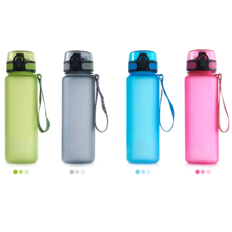 

Bpa Free 500ml Sport&Outdoor Plastic My Water Bottle Portable Rope Frosted Body Tritan Direct Drinking Kettle With Tea Strainer