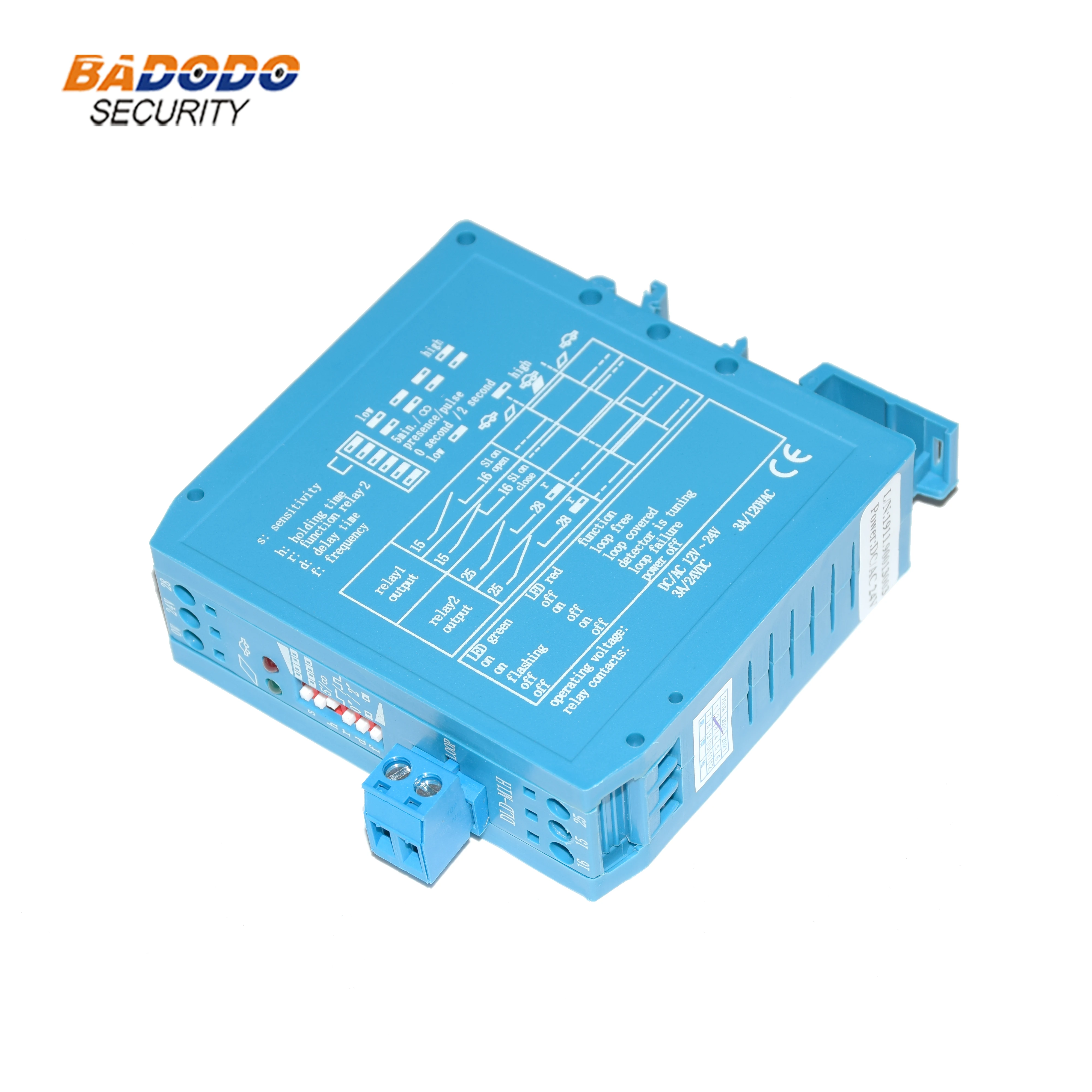 Detector de bucle M1H inductivo de un solo canal, DC12V 24V, para gestión de estacionamiento de coche