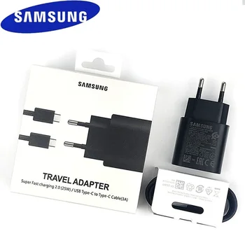

Original Samsung Note 10 Super fast Charger 25W Quick Charge Adapter Type C to Type C fast Cable for Galaxy Note 10 Plus S10 +